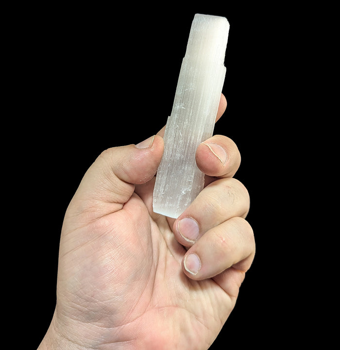 Selenite Crystal Stick-Minerals-Esseouani Soulfiane-PaxtonGate