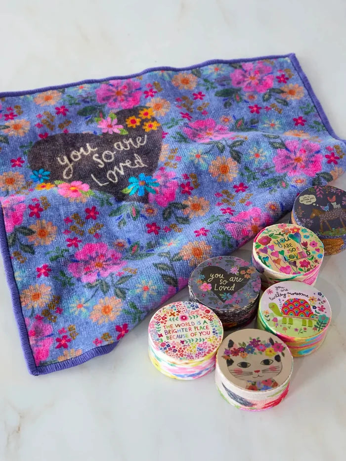 So Soft Expanding Washcloth - Life Is Better With You-view 3