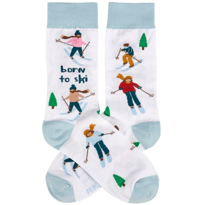 Socks-Born To Ski