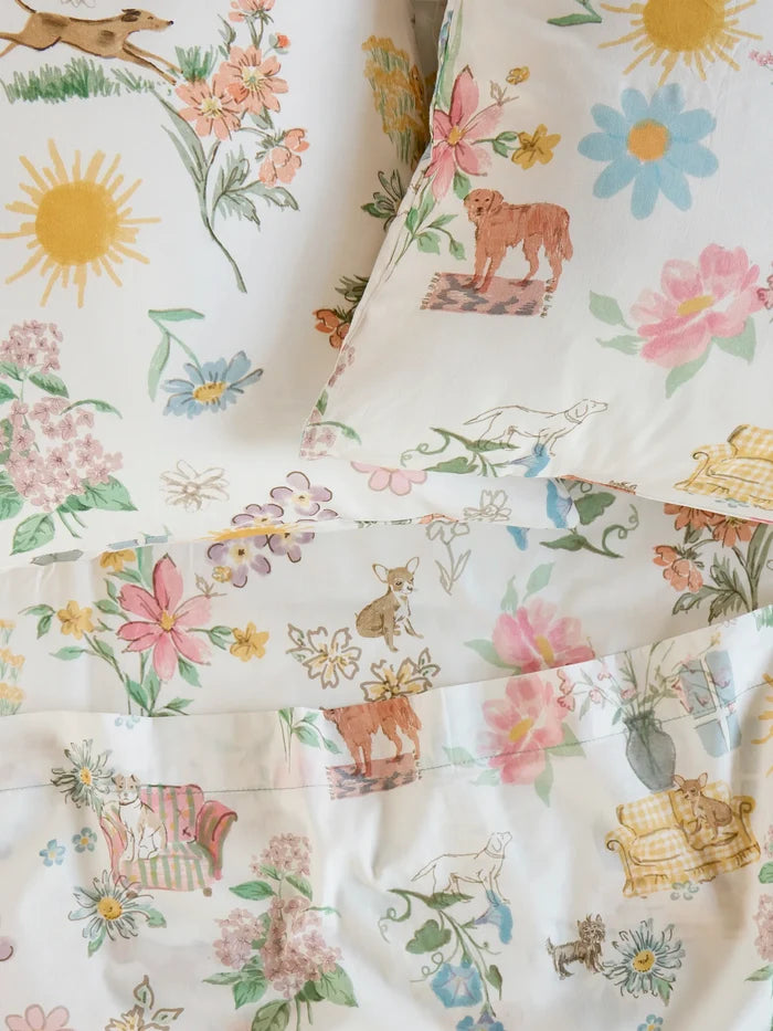 Sooo Soft Cotton Sheet Set - Doggy Doodles-view 1