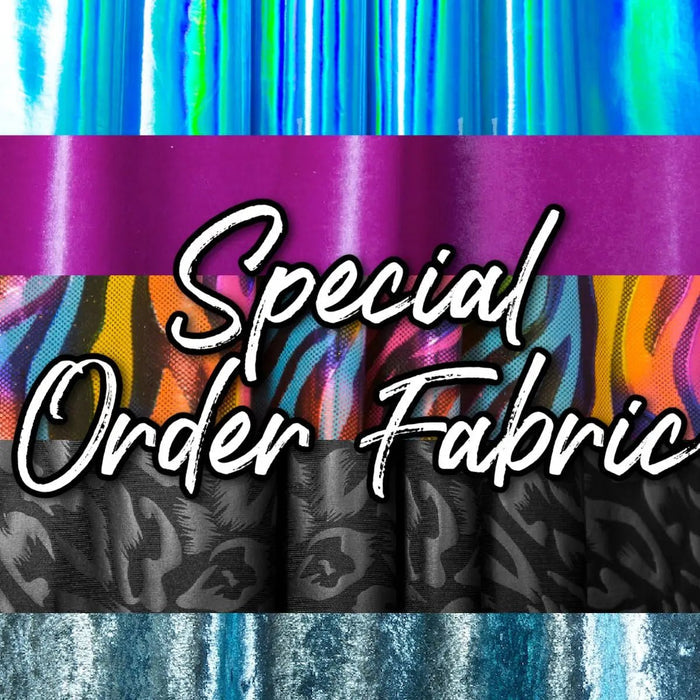 Custom competition suit fabric swatches for NPC Bikini special order