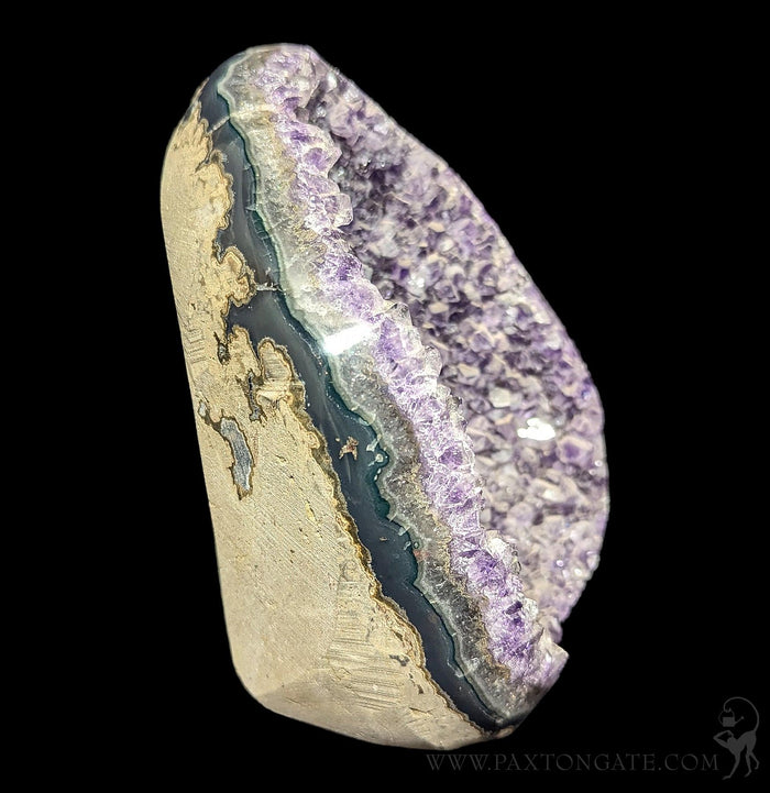 Standing Amethyst Geode C-Minerals-Driftstone Pueblo-PaxtonGate