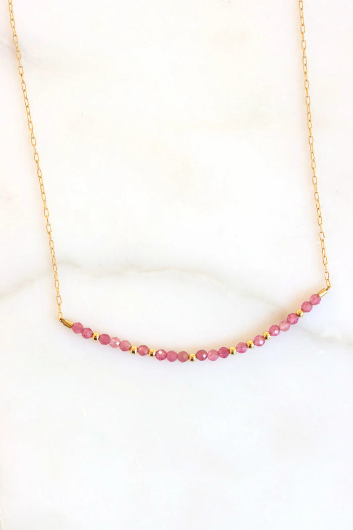 Tourmaline Bar Necklace | Mickey Lynn