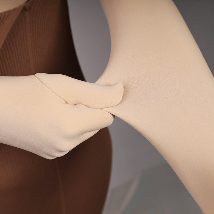Black male penis sheath from the Ultra 6800D series by Molis Zentai, designed for zentai and add-ons, in a sleek, fitted style.