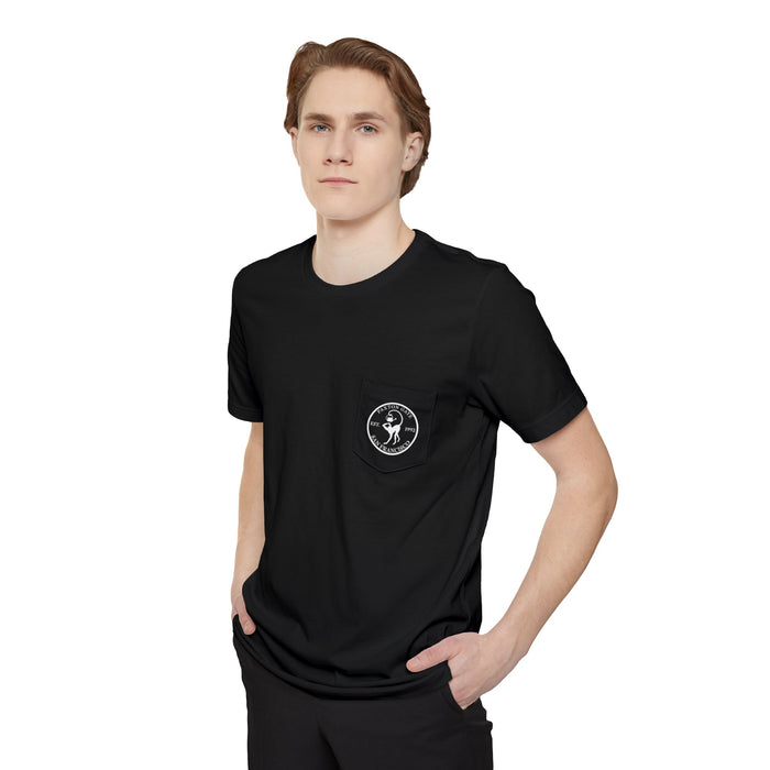 Unisex Floods, Fire & Plagues Pocket Tee by Megan Lees-Apparel-Printify-PaxtonGate