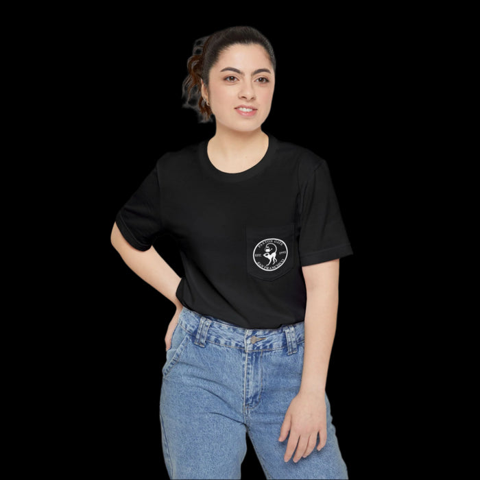 Unisex Paxton Gate Moth Pocket Tee-Apparel-Printify-PaxtonGate