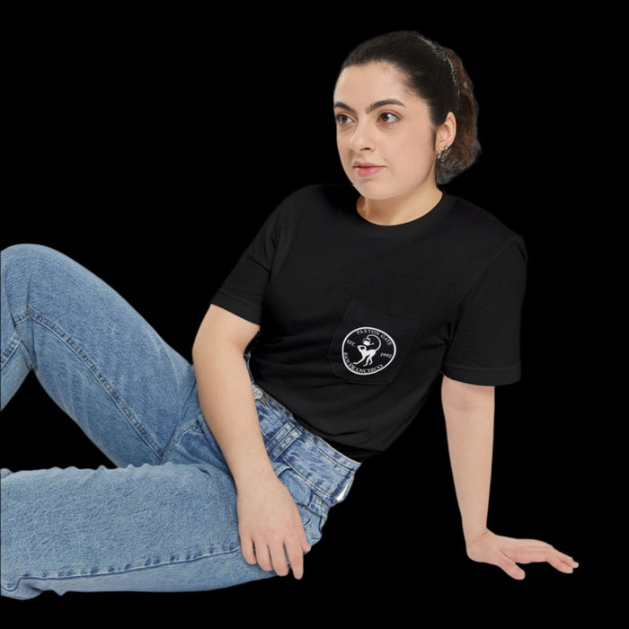 Unisex Paxton Gate Moth Pocket Tee-Apparel-Printify-PaxtonGate