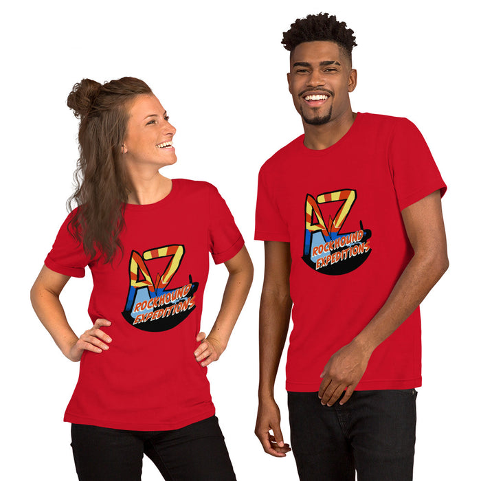 Unisex t-shirt AZ Rockhound Expeditions logo