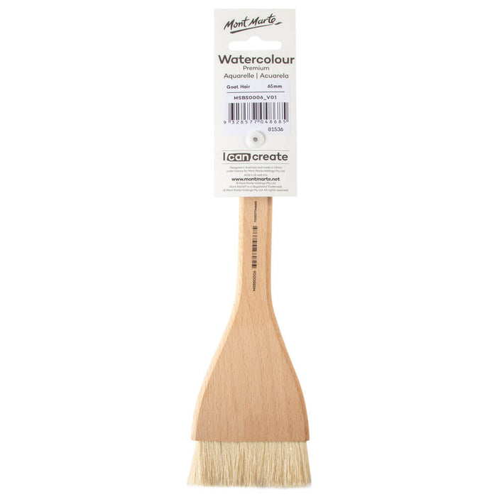 Watercolour Goat Hair Brush Premium 65mm
