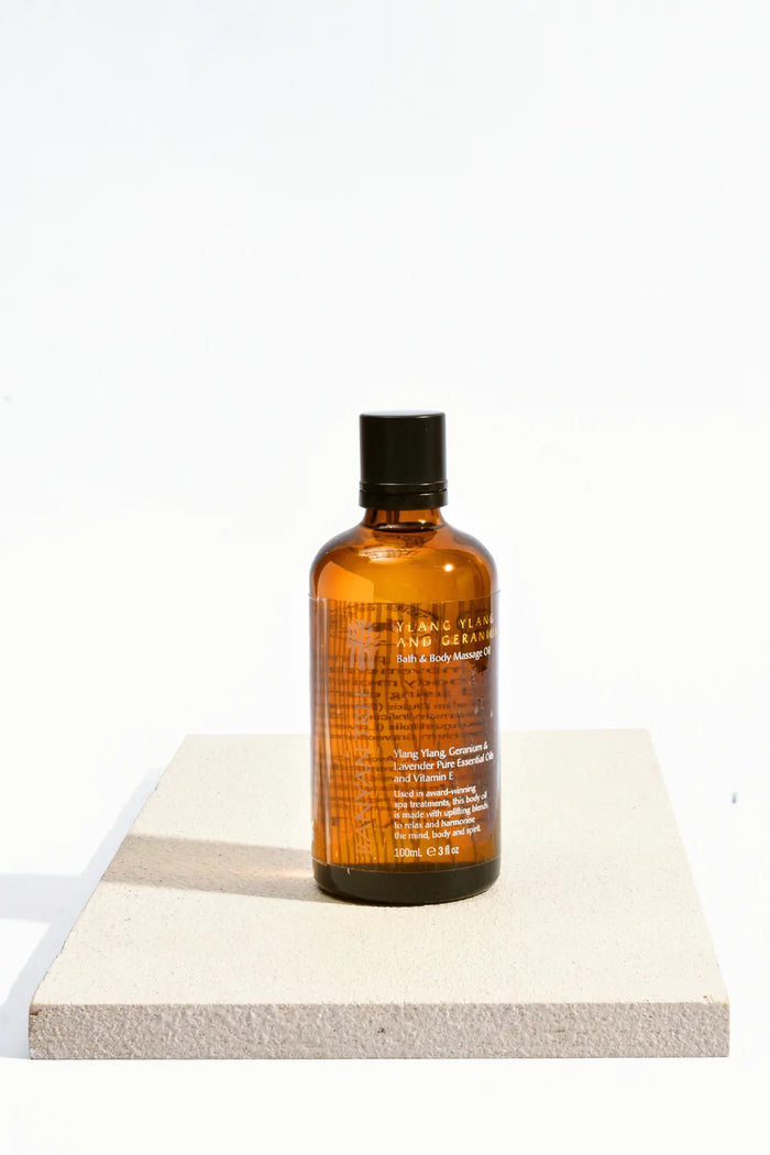Ylang Ylang and Geranium Bath & Body Massage Oil (Love)