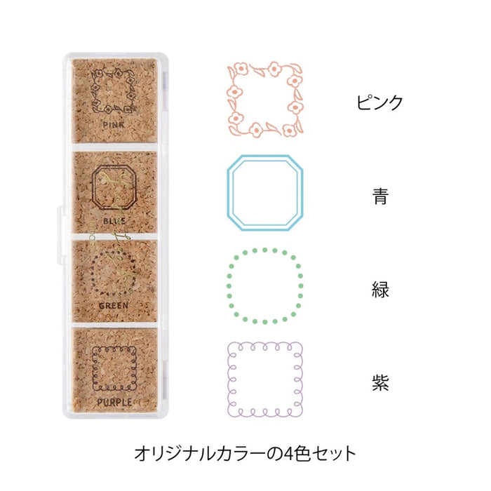 Yuru Log Paintable Stamp Pre-Inked | Midori