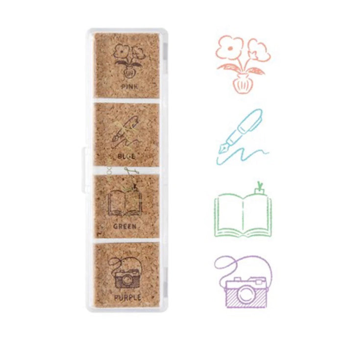 Yuru Log Paintable Stamp Pre-Inked | Midori