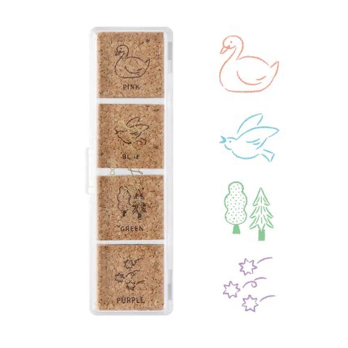 Yuru Log Paintable Stamp Pre-Inked | Midori