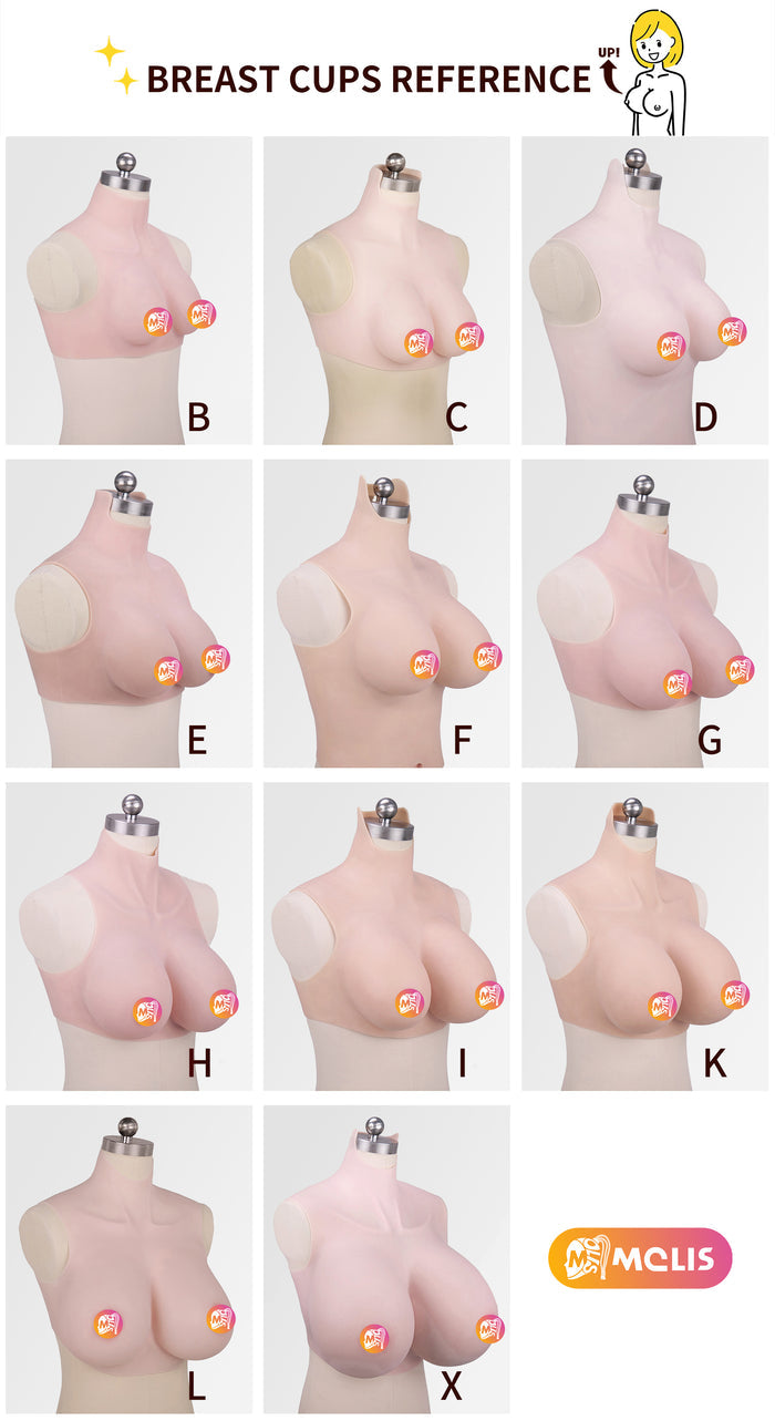 ZERO TOUCH 2 | G Cup Silicone Breastplate, Realistic Breast Forms
