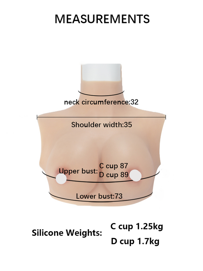 InTheMask Honeycomb silicone breastplate with nipples, lightweight one-piece design, breathable material for crossdressing and cosplay.
